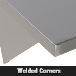 Stainless Steel Wall Shelf - 1200mm - WS1248